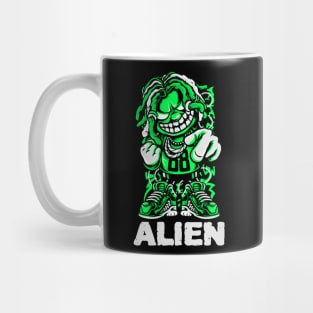 Funny alien design Mug